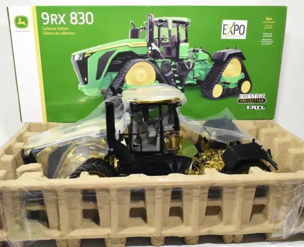 1/16 John Deere 9RX 830 Tracked Tractor, Prestige Series, Gold