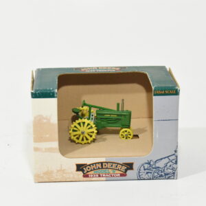 1/43 John Deere Model B Tractor With Steel Wheels, Painted Pewter