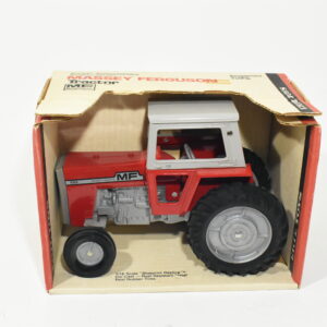 Vintage 1/16 Massey Ferguson 595 Tractor With Cab, Hard To Find Model #