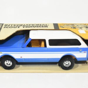 Vintage International Harvester Scout Traveler, Blue & White