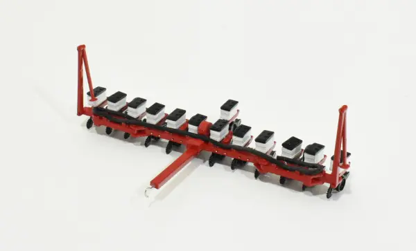 1/64 Scratch Built White 6242 12/13 Row Planter - Dalton's Farm Toys