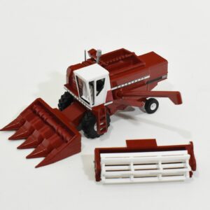 1/64 Scratch Built Cockshutt 555 Combine With Corn & Grain Head