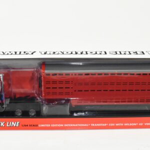 1/64 International TranStar COE Semi With 45' Red Wilson Livestock Trailer, Koppes Truck Line, DCP