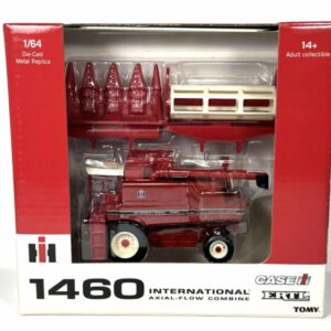 1/64 International Harvester 1460 Combine With Rear Wheel Assist, Corn & Grain Head