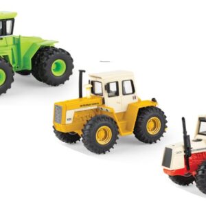 1/64 3 Piece Set With International Harvester 4156, Steiger, Case 2670 4wd Tractors