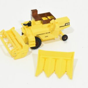 1/64 Scratch Built Yellow Minneapolis Moline 2890 Combine Without Cab