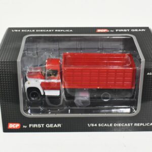1/64 International Loadstar Single Axle Grain Truck With Red & White Cab, DCP