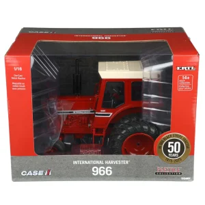 1/16 International Harvester 966 Black Stripe Tractor With Cab & Duals, Prestige