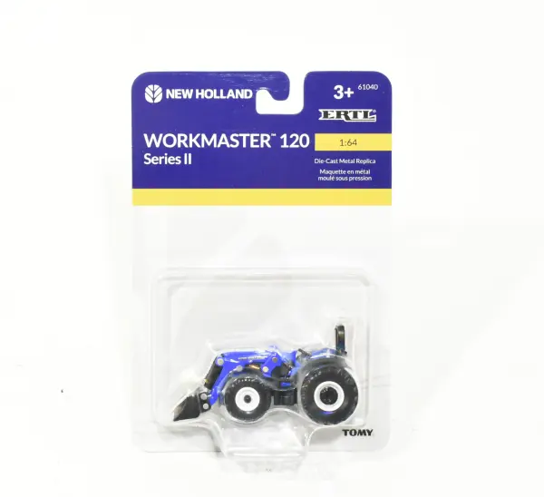 1/64 New Holland Workmaster 120 Tractor With Front Wheel Assist