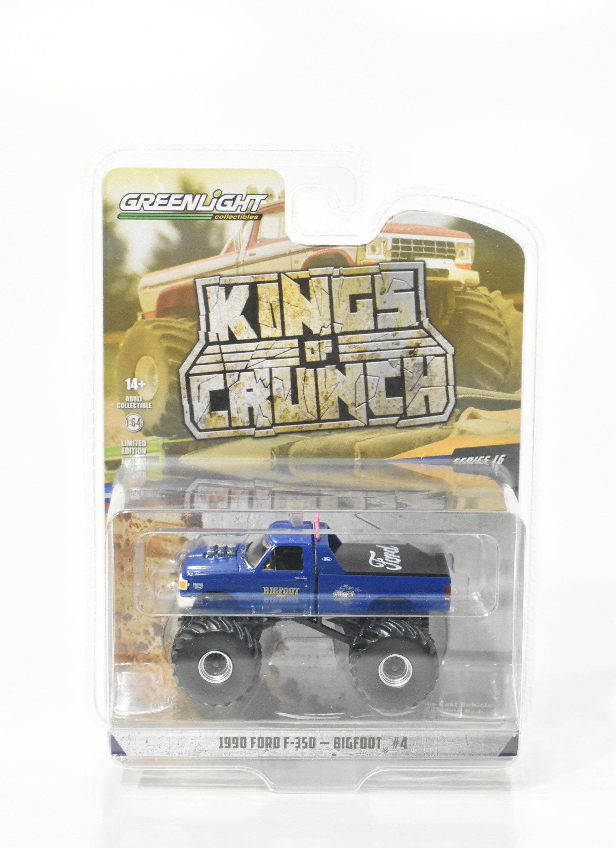 1/64 Kings of Crunch 1990 Ford F-350 Monster Truck, Bigfoot #4