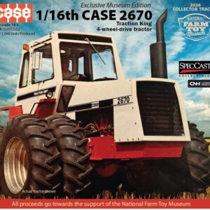 1/16 Case 2670 4wd Tractor With Duals, Highly Detailed, 2026 National Farm Toy Museum