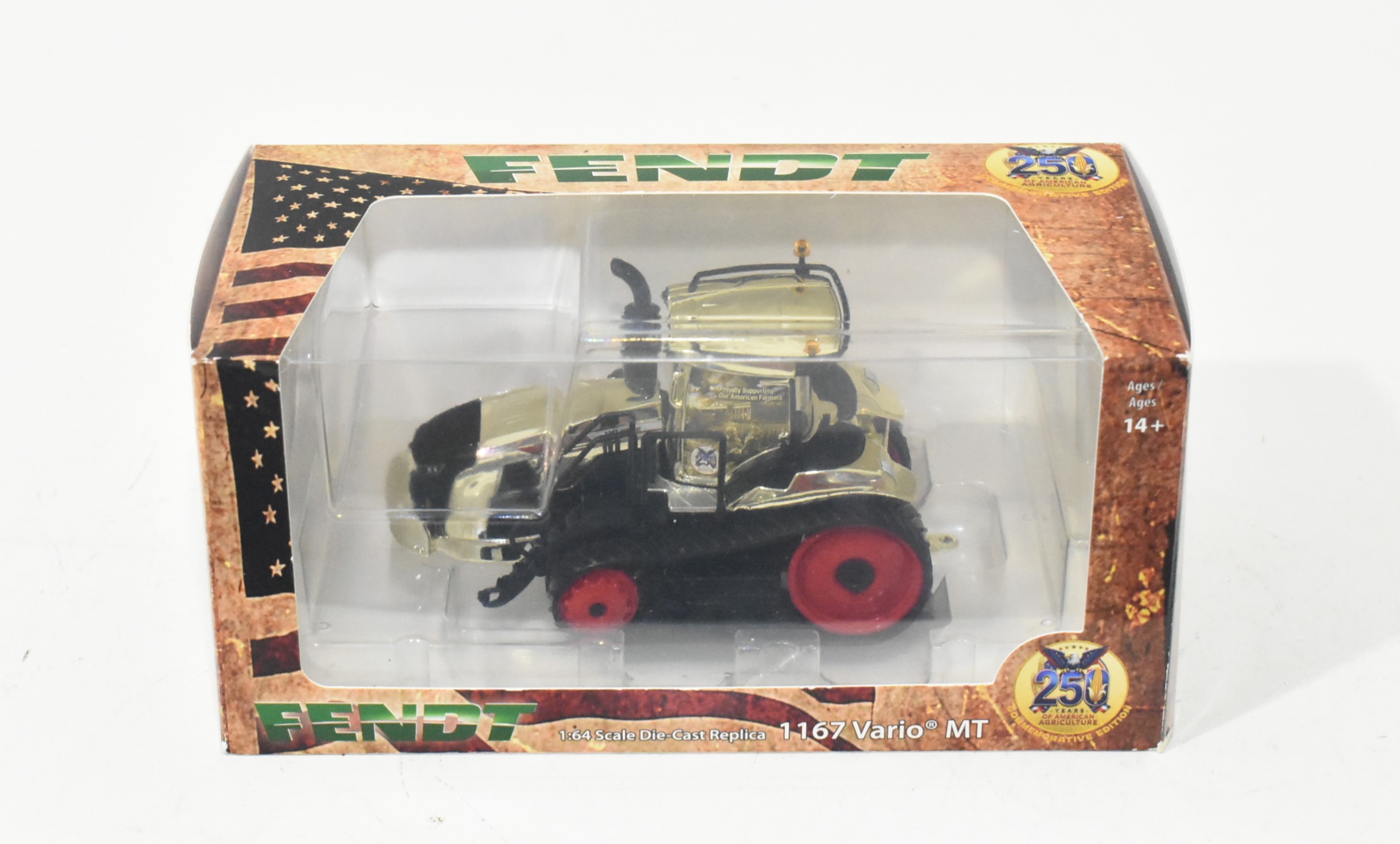 1/64 Fendt 1167 Vario MT Tractor With Tracks, Gold 250th Commemorative Edition