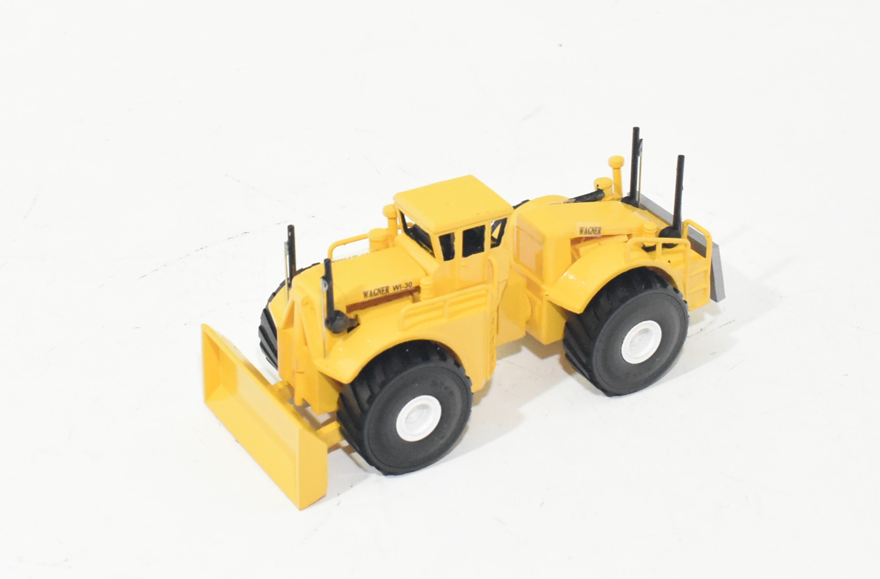 1/64 Scratch Built Wagner WI-30 Four Wheel Drive Tractor, Yellow