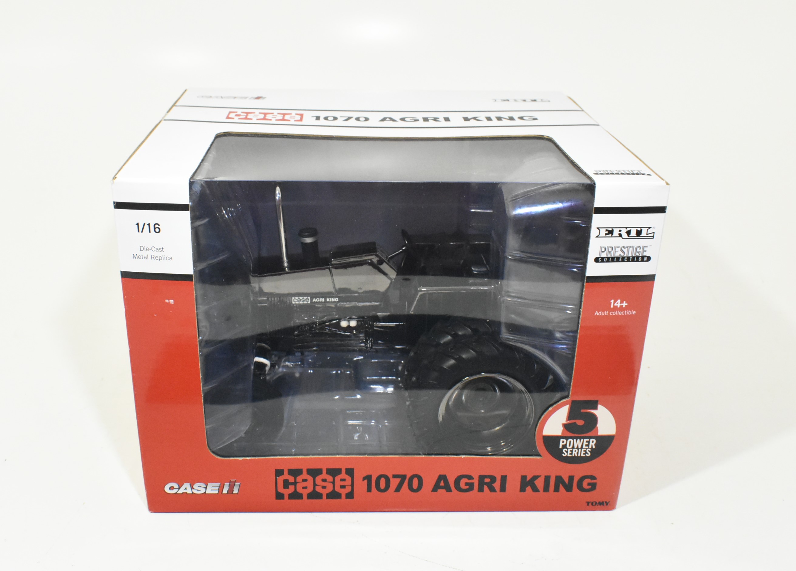 1/16 Case 1070 Agri King Open Station Tractor With Duals, Gun Metal Chrome